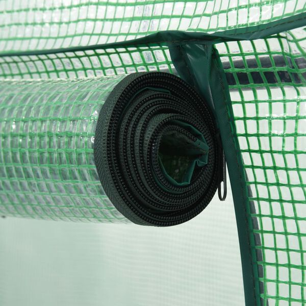 vidaXL Θερμοκήπιο με Πόρτα με Φερμουάρ 200 x 80 x 170 εκ.
