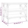 vidaXL Βοηθητικό Τραπέζι Καπνιστή Δρυς 55x38x45 εκ. Επεξεργασμένο Ξύλο