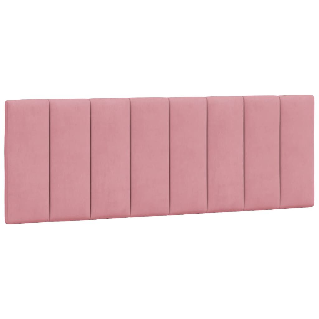vidaXL Κρεβάτι με Στρώμα Ροζ 120x200 εκ. Βελούδινο
