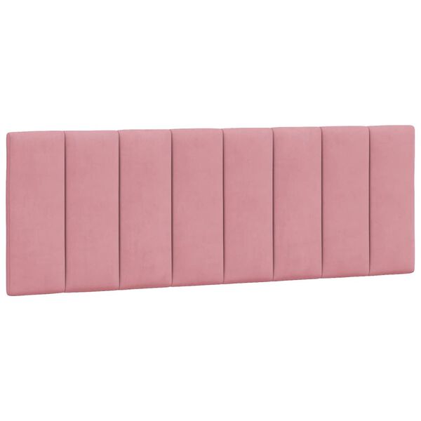 vidaXL Κρεβάτι με Στρώμα Ροζ 120x200 εκ. Βελούδινο