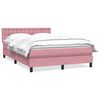 vidaXL &Kappa;&rho;&epsilon;&beta;ά&tau;&iota; Boxspring &mu;&epsilon; &Sigma;&tau;&rho;ώ&mu;&alpha; &Rho;&omicron;&zeta; 160x210 &epsilon;&kappa;. &Beta;&epsilon;&lambda;&omicron;ύ&delta;&iota;&nu;&omicron;