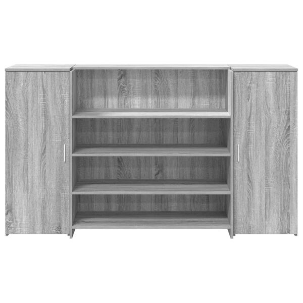 vidaXL Γραφείο υποδοχής 180x50x103,5 εκ. Επεξεργασμένο Ξύλο