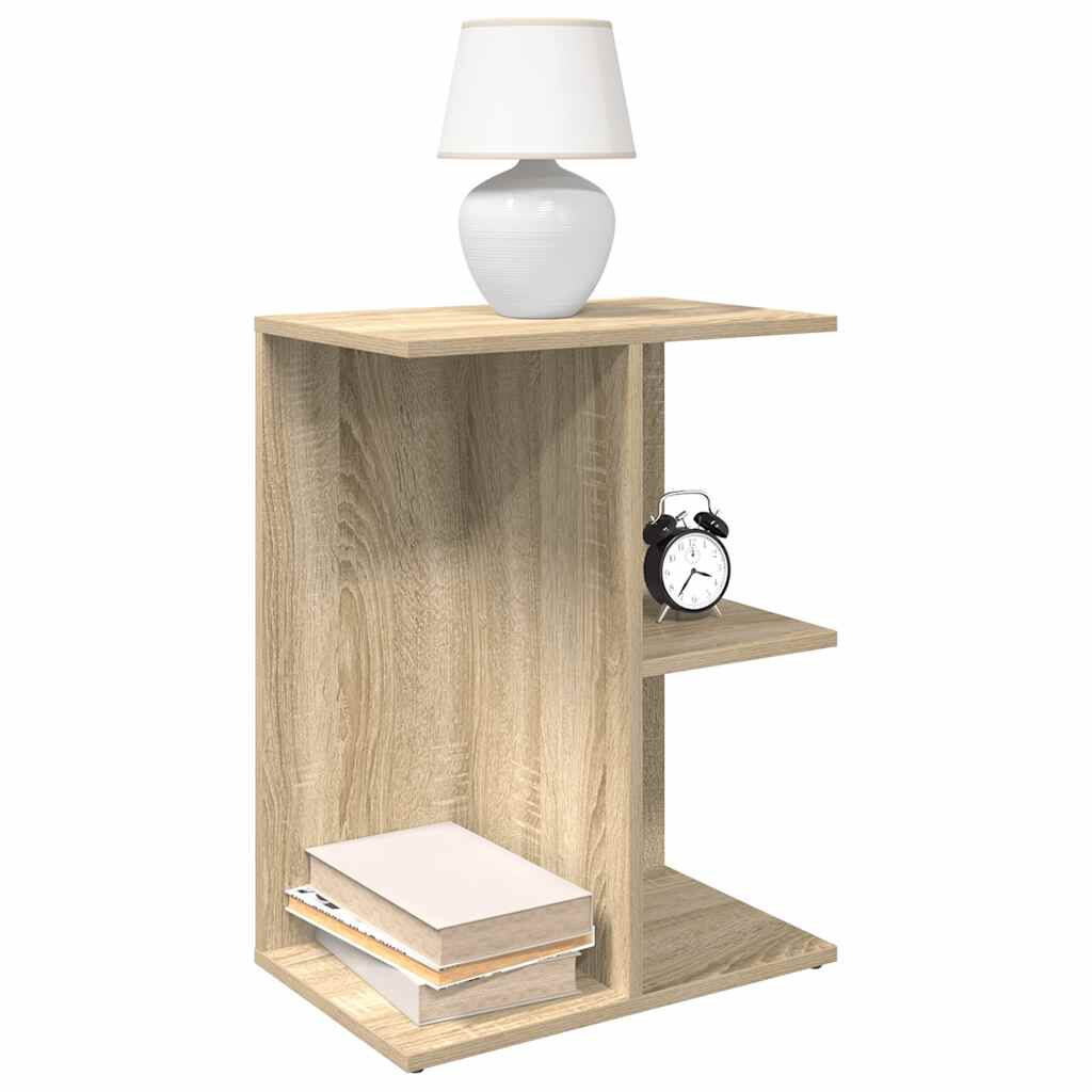 vidaXL Κομοδίνα 2 τεμ. Sonoma Δρυς 46,5x29x61 εκ. Επεξεργασμένο Ξύλο
