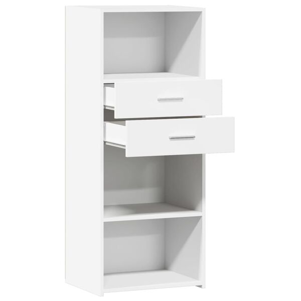 vidaXL Ντουλάπι Μαύρο 50x42,5x124 εκ. από Επεξεργασμένο Ξύλο
