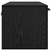 vidaXL Ντουλάπα Τοίχου Μαύρη δρυς 60 x 36.5 x 35 cm Επεξεργασμένο ξύλο