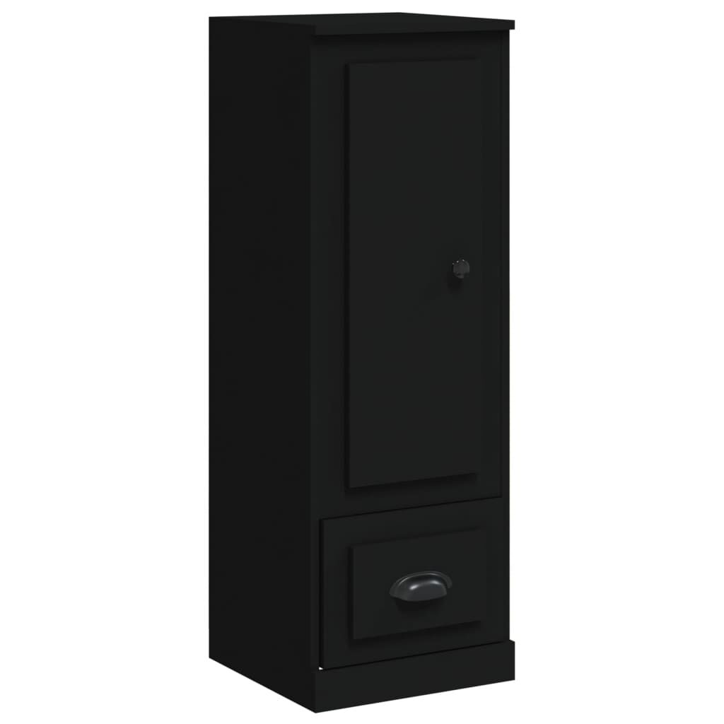 vidaXL Ντουλάπι Μαύρο 36x35,5x103,5 εκ. από Επεξεργασμένο Ξύλο