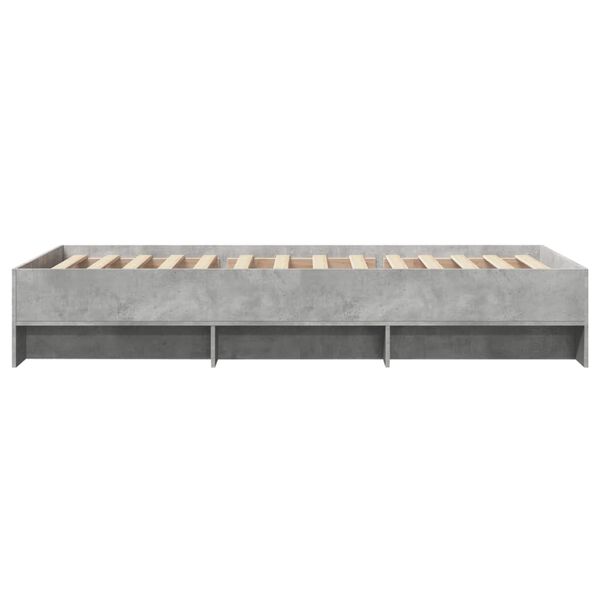 vidaXL Πλαίσιο Κρεβατιού Γκρι Sonoma 90x200 εκ. Επεξεργασμένο Ξύλο