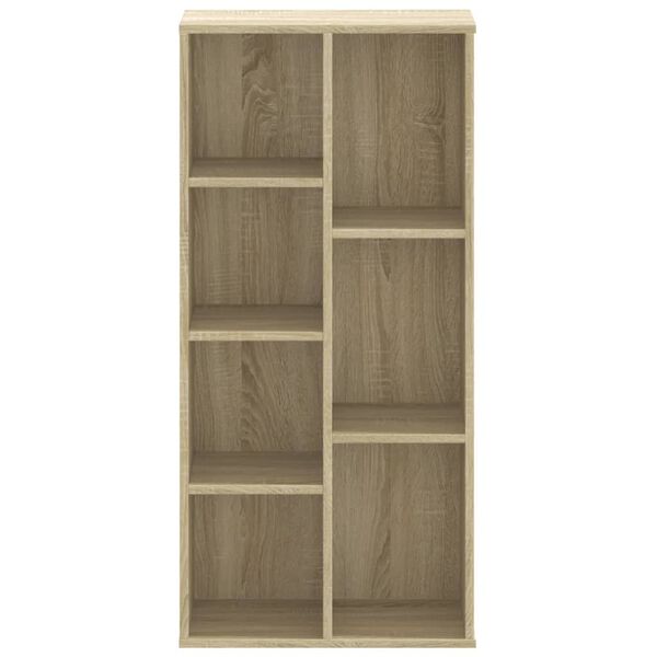 vidaXL Βιβλιοθήκη Sonoma Δρυς 50x25x105 εκ. από Επεξεργασμένο Ξύλο