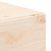 vidaXL Κομοδίνο με συρτάρι Καφέ 42 x 32.5 x 40 εκ Μασίφ ξύλο πεύκου