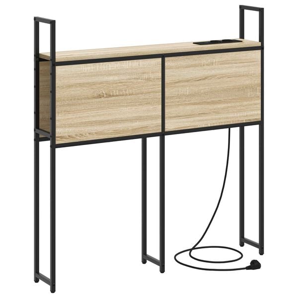vidaXL Κεφαλάρι Αποθήκης Sonoma Δρυς 90 cm Επεξεργασμένο ξύλο