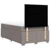 vidaXL &Kappa;&rho;&epsilon;&beta;ά&tau;&iota; Boxspring &mu;&epsilon; &Sigma;&tau;&rho;ώ&mu;&alpha; Taupe 120x200 &epsilon;&kappa;. &Upsilon;&phi;&alpha;&sigma;&mu;ά&tau;&iota;&nu;&omicron;