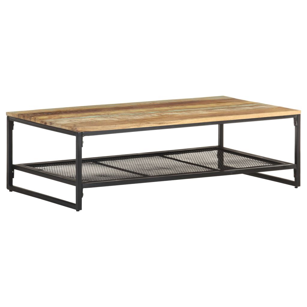 vidaXL Τραπεζάκι Σαλονιού 110 x 60 x 35 εκ. Μασίφ Ανακυκλωμένο Ξύλο