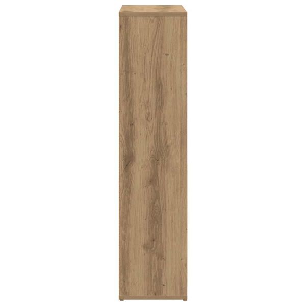 vidaXL Ντουλάπι βιβλίων Βελανιδιά τεχνίτη 50x25x104 cm