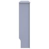 vidaXL Καπάκι Καλοριφέρ 2 pcs Γκρι 112x19x81,5cm Επεξεργασμένο ξύλο