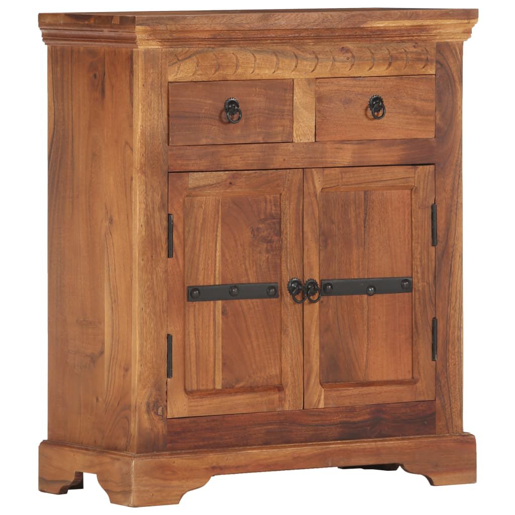 vidaXL Ντουλάπι / Ψηλός Μπουφές 63 x 30 x 75 εκ. Μασίφ Ξύλο Ακακίας