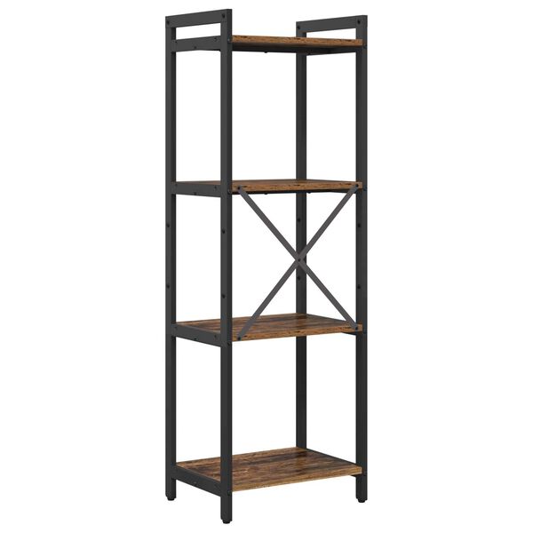 vidaXL Βιβλιοθήκη Παλαιό ξύλο 40 x 30 x 118 εκ Στερεό Ξύλο