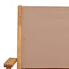 vidaXL Σετ Τραπεζαρίας Κήπου 5 τεμ. Taupe Ύφασμα/Μασίφ Πεύκου