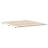 vidaXL Κρεβάτι δαπέδου Λευκό 180 x 200 cm Μασίφ ξύλο πεύκου