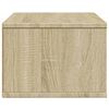 vidaXL Βάση Εκτυπωτή Sonoma Δρυς 40x32x22,5 εκ. από Επεξεργασμένο Ξύλο
