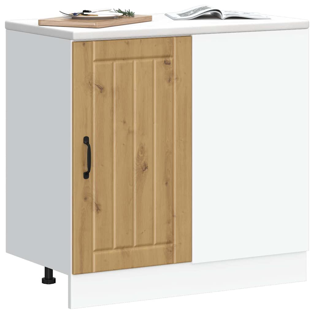 vidaXL Κάτω ντουλάπι κουζίνας "Lucca" Artisan Oak Engineered Wood