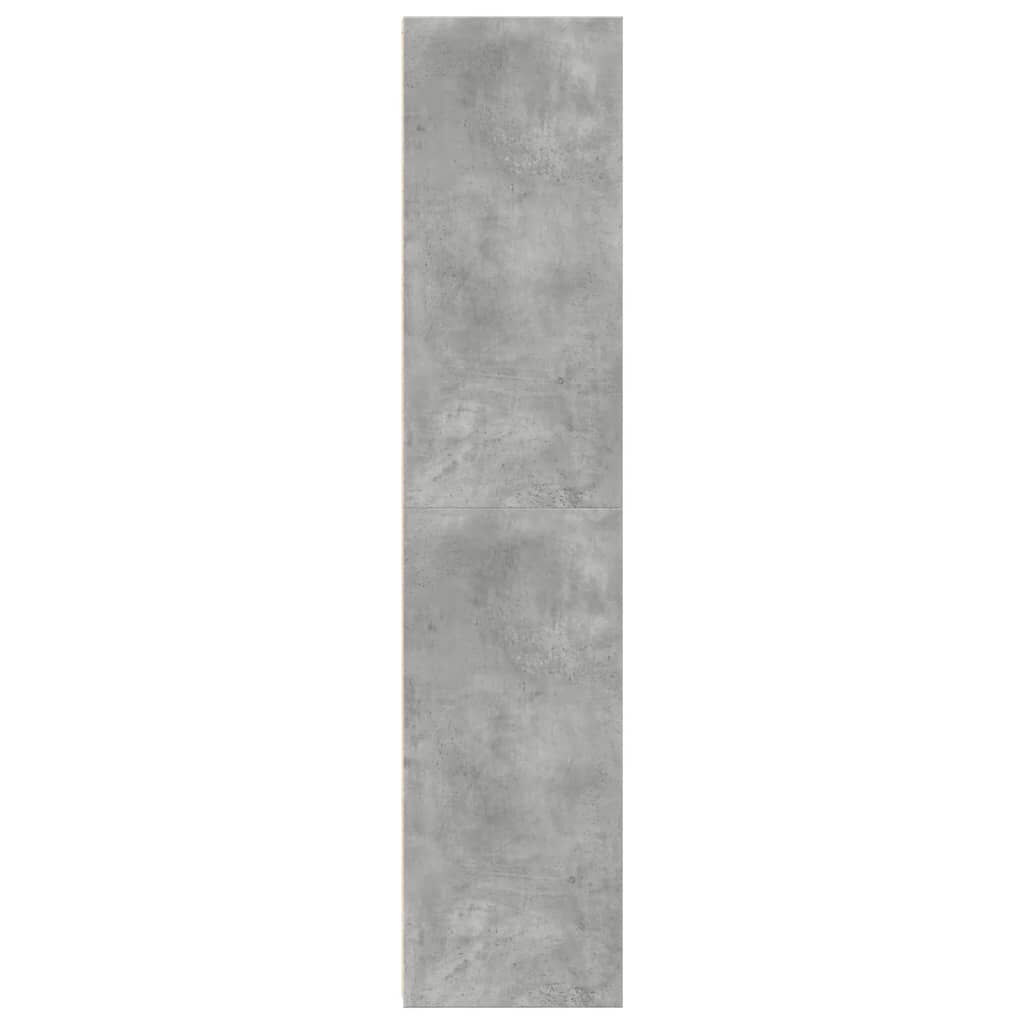 vidaXL Ντουλάπι Γκρι Σκυροδέματος 50x41x185 εκ. από Επεξεργασμένο Ξύλο