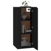 vidaXL Έπιπλο Τηλεόρασης Επιτοίχιο Μαύρο 40x34,5x80 εκ.