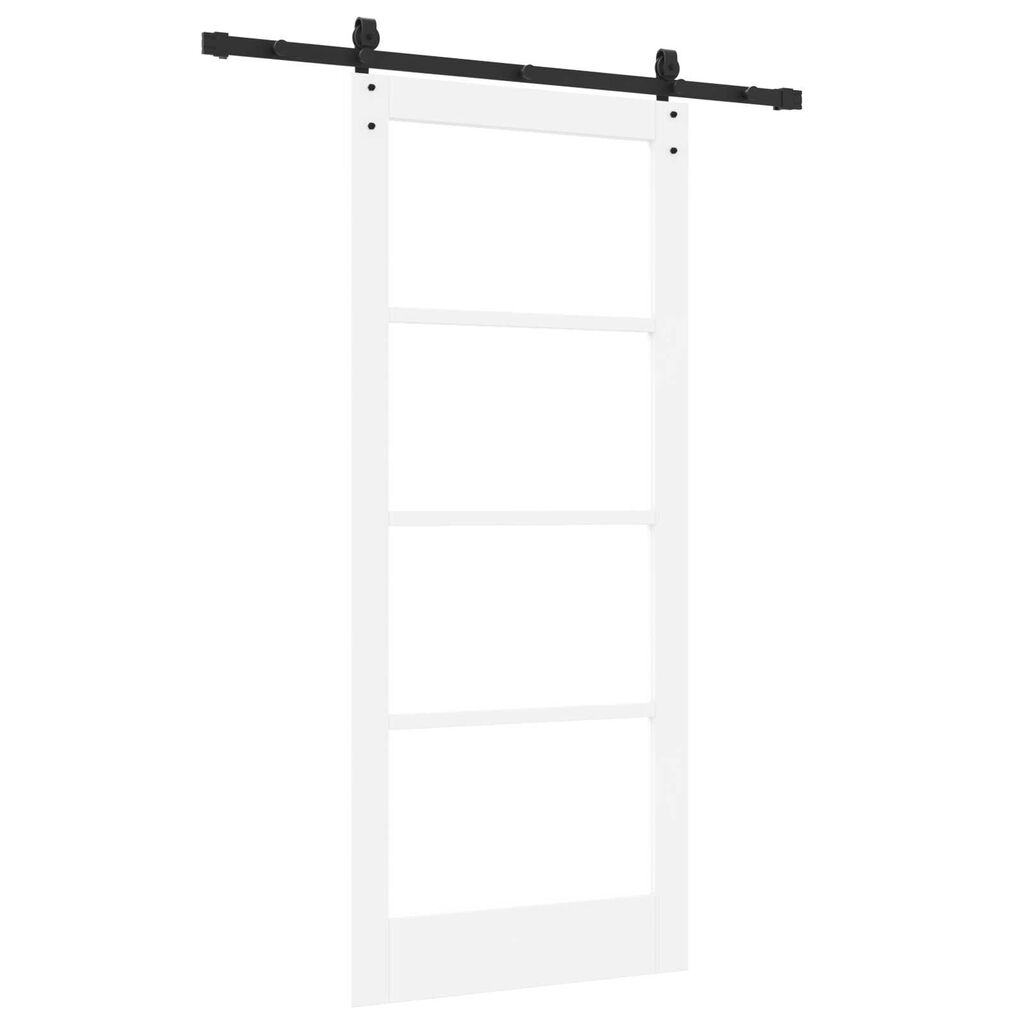 vidaXL Συρόμενη Πόρτα με Σετ Υλικών 'ORKDAL' Λευκή 86x198.5 εκ.