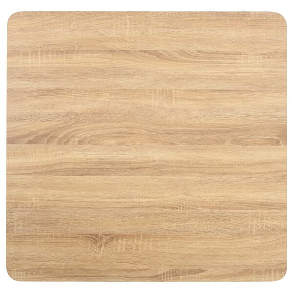 vidaXL Τραπέζι Bistro Ανοιχτό Καφέ 80 x 80 εκ. από MDF