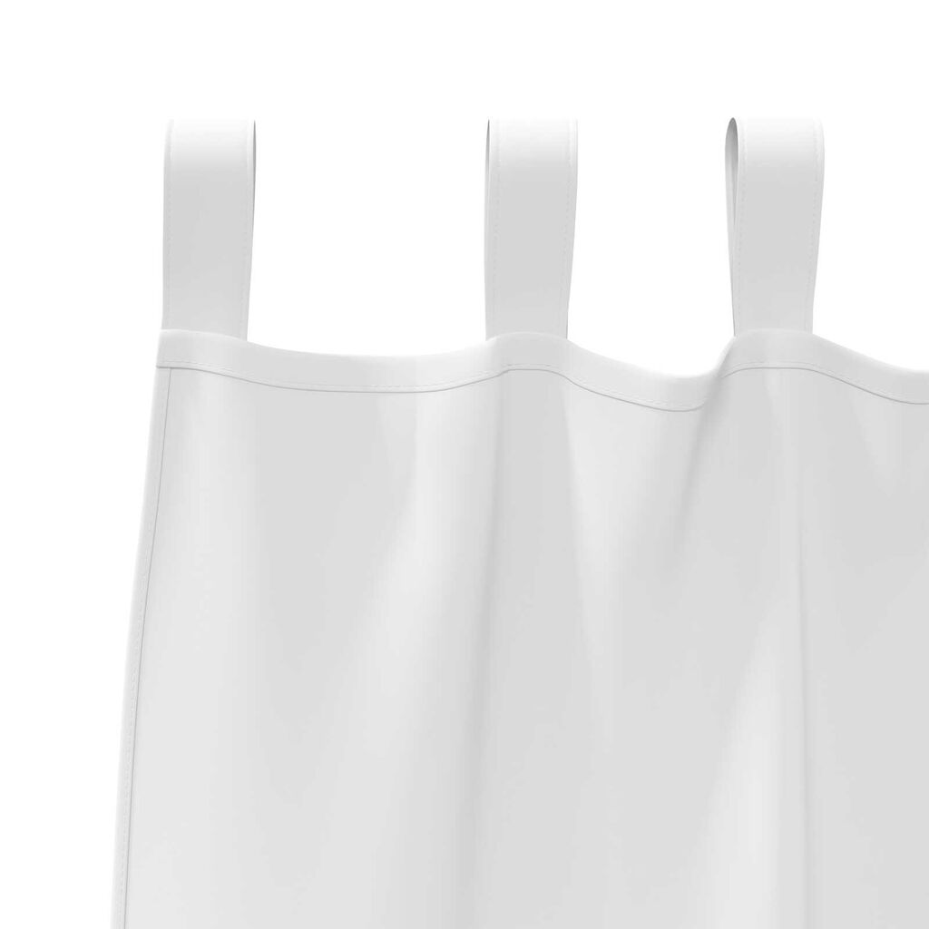 vidaXL Κουρτίνες 2 pcs Καθαρό Λευκό 260 x 140 εκ. Πολυεστέρας