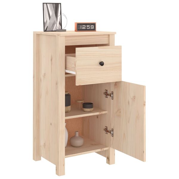 vidaXL Ντουλάπια 2 τεμ. 40x35x80 εκ. από Μασίφ Ξύλο Πεύκου