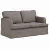 vidaXL &Kappa;&alpha;&nu;&alpha;&pi;έ&sigmaf; 2 pcs Taupe 144 x 80 x 85 &epsilon;&kappa; ύ&phi;&alpha;&sigma;&mu;&alpha;