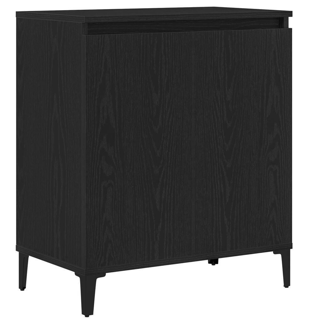 vidaXL Μπουφές Μαύρη Δρυς 60x35x70 εκ από Μηχανοποιημένο Ξύλο