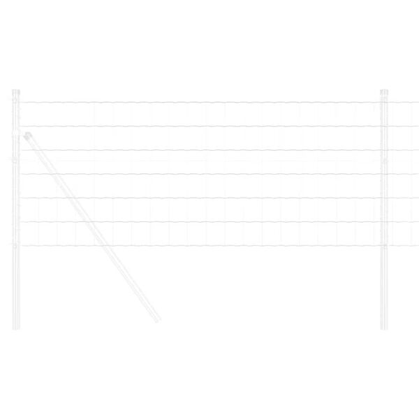 vidaXL Φράχτης Εuro 0,6 x 50 μ. Σίδηρος με επικάλυψη PVC