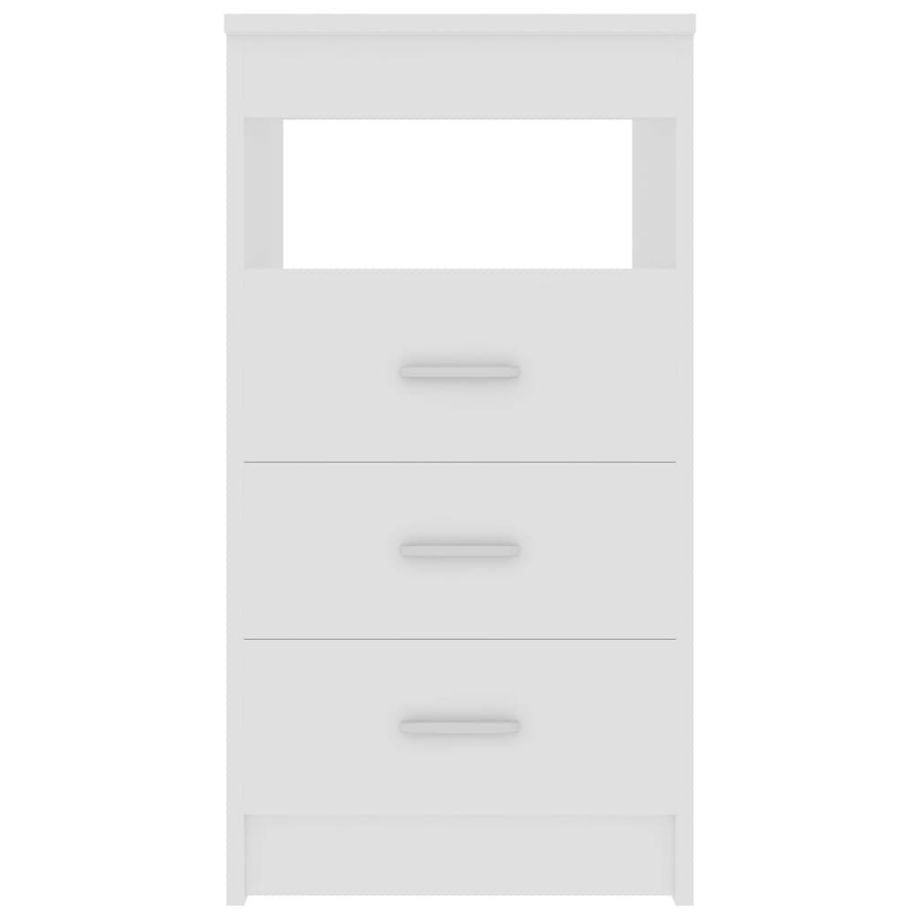 vidaXL Συρταριέρα Λευκή 40 x 50 x 76 εκ. από Επεξεργασμένο Ξύλο