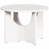 vidaXL Τραπεζάκι σαλονιού Λευκό 50 x 50 x 35 cm Μασίφ ξύλο πεύκου