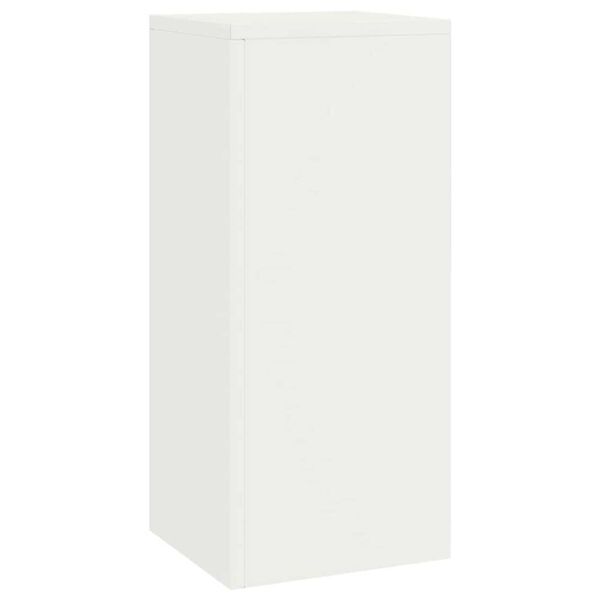 vidaXL Στήριξη φυτών 2 pcs Λευκό 24 x 24 x 55 εκ. Ατσάλι