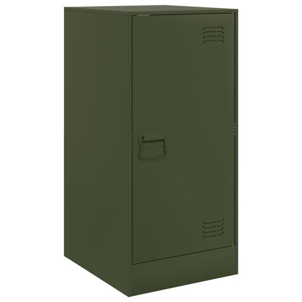 vidaXL Ντουλάπι Πράσινο Λαδί 34,5 x 39 x 73 εκ. από Ατσάλι