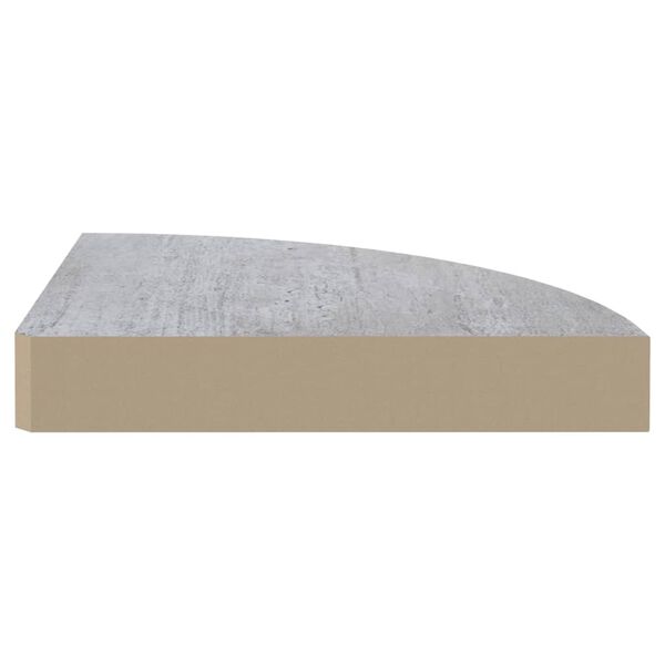 vidaXL Ράφια Τοίχου Γωνιακά 2 τεμ. Δρυς/Λευκό 25 x 25 x 3,8 εκ από MDF