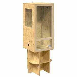 vidaXL Terrarium Καφέ 50 x 50 x 130 εκ OSB