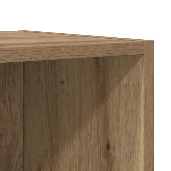 vidaXL Τηλεοπτική Κάβα Τοίχου 4 pcs Χειροποίητη δρυς 37 x 37 x 72 εκ