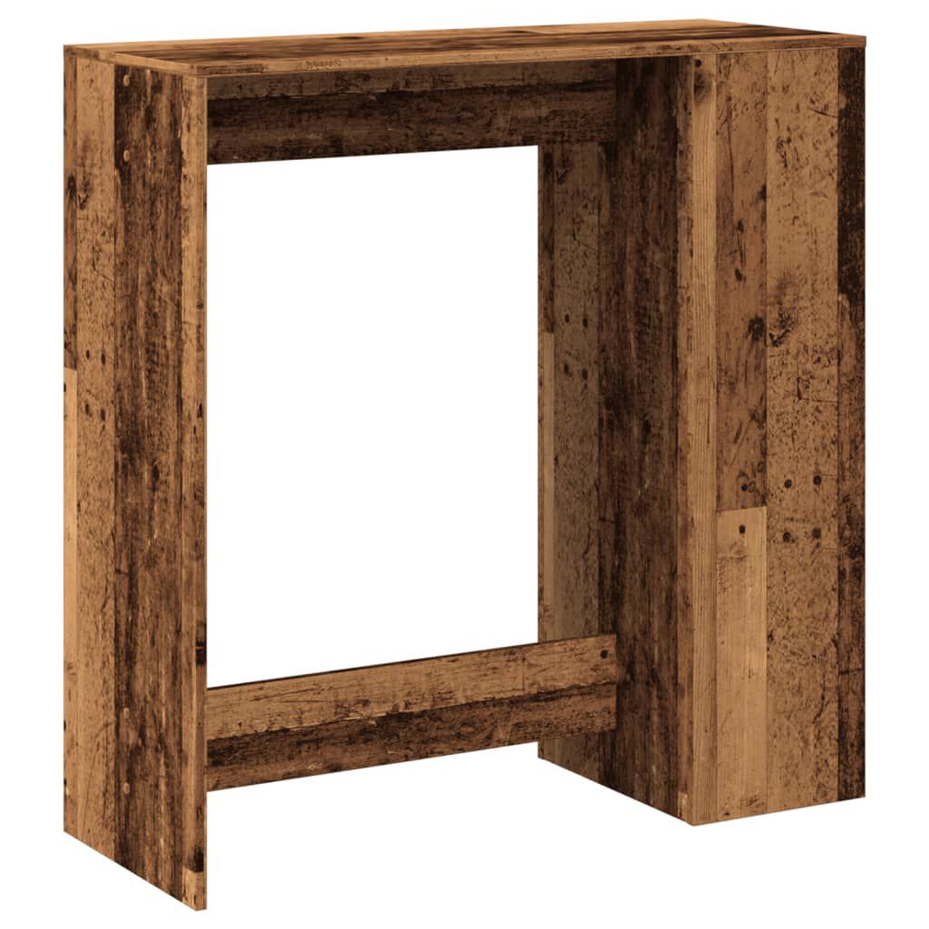 vidaXL Τραπέζι Μπαρ με Ράγες 101x40x103,5 εκ. Επεξεργ. Ξύλο