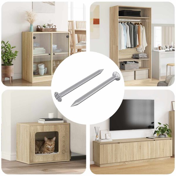 vidaXL &Nu;ύ&chi;&iota;&alpha; &gamma;&iota;&alpha; &Xi;ύ&lambda;&omicron; 2 pcs &Alpha;&sigma;&eta;&mu;ί &Oslash; 3 x 15 &chi;&iota;&lambda; &Mu;έ&tau;&alpha;&lambda;&lambda;&omicron;