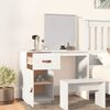 vidaXL Μπουντουάρ Λευκό 95x50x134 εκ. Μασίφ Ξύλο Πεύκου