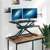 vidaXL Σταθμός Εργασίας Ρυθμιζόμενος 90x40x(13-50) εκ. Ατσάλι&Επ. Ξύλο