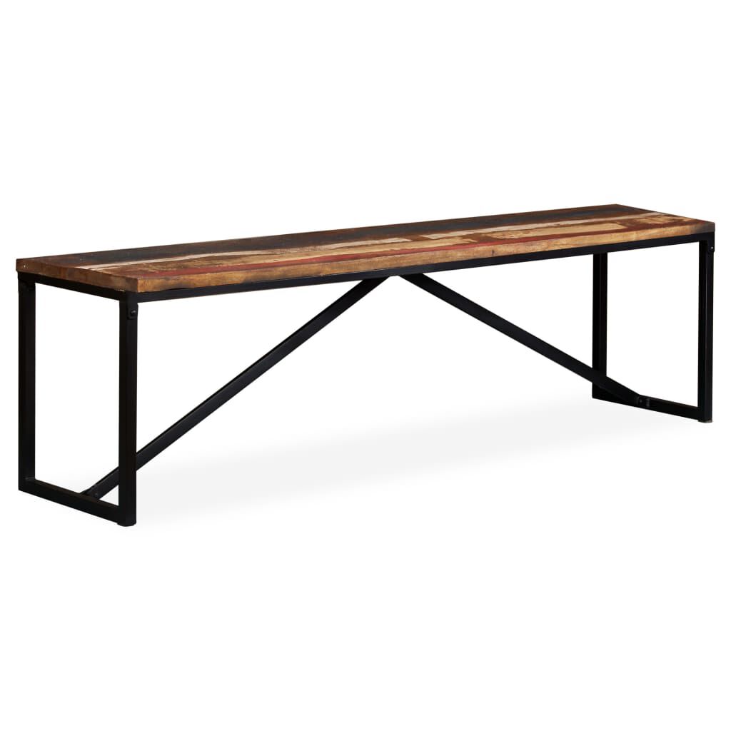 vidaXL Πάγκος 160 x 35 x 45 εκ. από Μασίφ Ανακυκλωμένο Ξύλο
