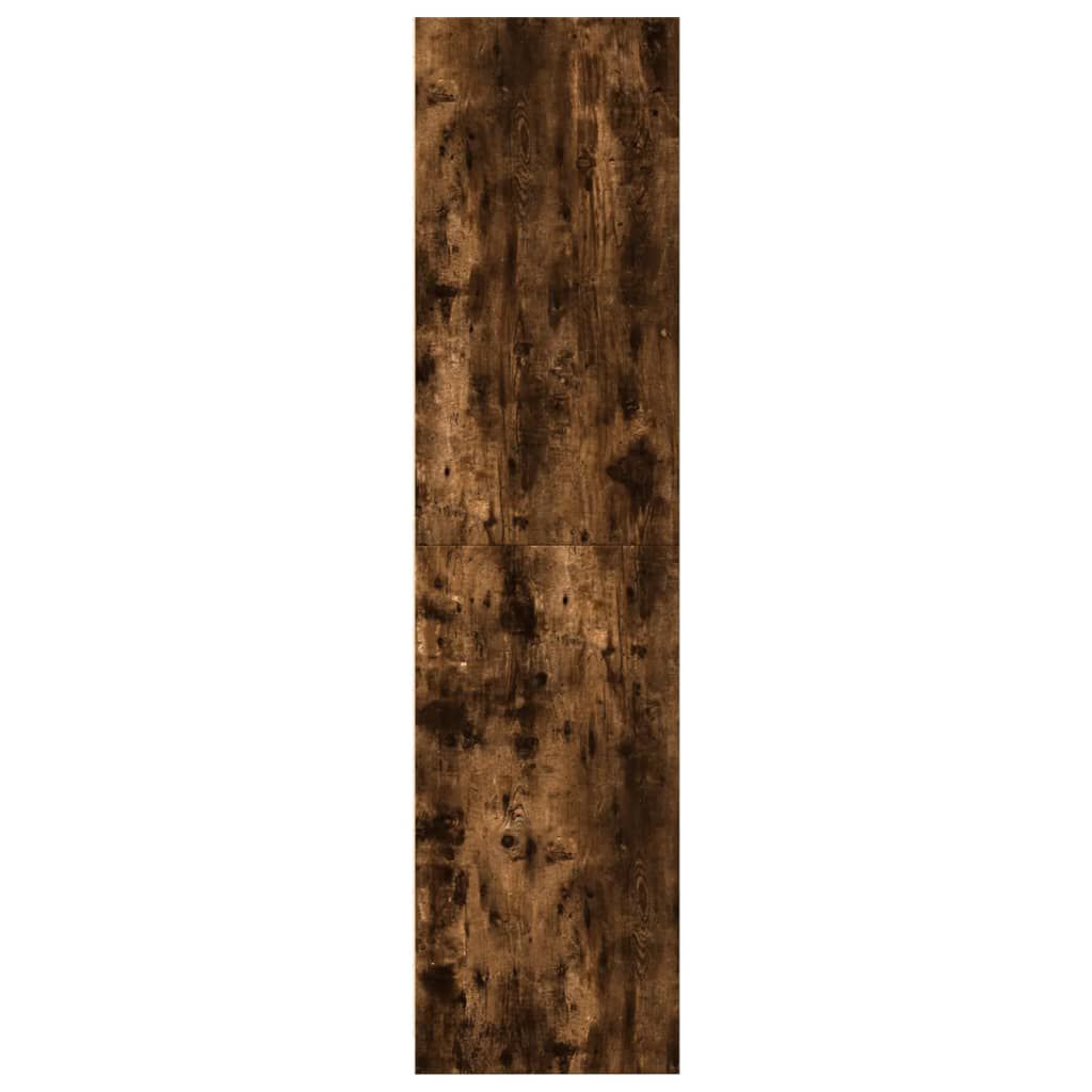 vidaXL Ντουλάπα Χρώμα Καπνιστή Δρυς 50 x 50 x 200 εκ. από Επεξ. Ξύλο