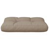 vidaXL Μαξιλάρι Παλέτας Taupe 60 x 40 x 12 εκ. Υφασμάτινο