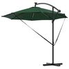 vidaXL Ομπρέλα Cantilever Banana Πράσινο 294 x 294 x 248 cm