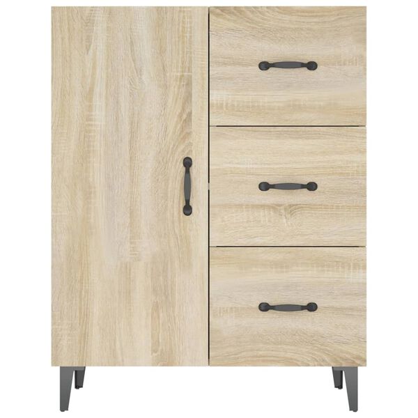 vidaXL Ντουλάπι Sonoma Δρυς 69,5 x 34 x 90 εκ. από Επεξεργασμένο Ξύλο