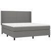 vidaXL &Kappa;&rho;&epsilon;&beta;ά&tau;&iota; Boxspring &mu;&epsilon; &Sigma;&tau;&rho;ώ&mu;&alpha; & LED &Sigma;&kappa;.&Gamma;&kappa;&rho;&iota; 180x200 &epsilon;&kappa; &Upsilon;&phi;&alpha;&sigma;&mu;ά&tau;&iota;&nu;&omicron;